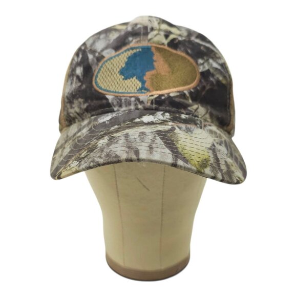 Mossy Oak Mesh Strapback Cap Hat Embroidered Logo Patch Baseball Trucker Hunter - Picture 13 of 14